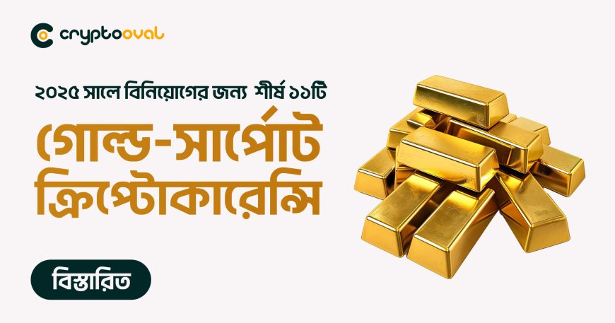 ২০২৫ সালে বিনিয়োগের জন্য শীর্ষ ১১টি গোল্ড- সাপোর্টেট ক্রিপ্টোকারেন্সি